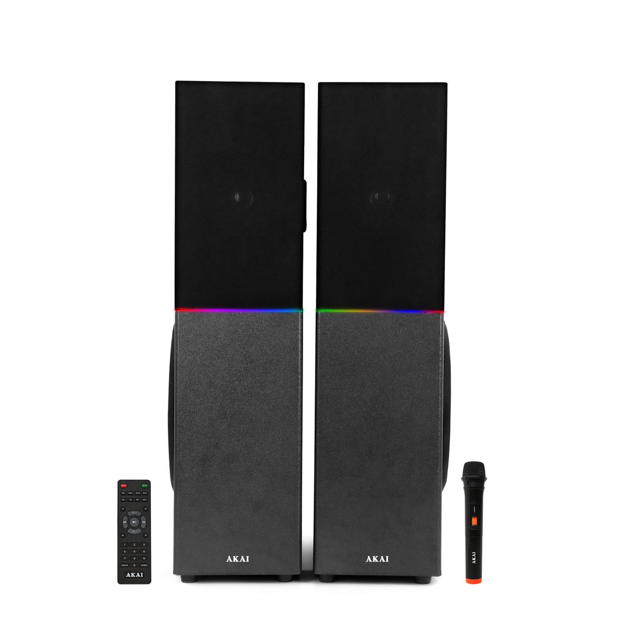 AKAI TS-120 Twin Tower Speaker - 120W, Deep Bass | AKAI India