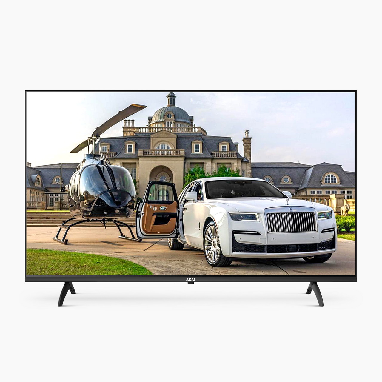AKAI 127cm (50) 4K Ultra HD Smart Google QLED TV |Android 14 | Power View