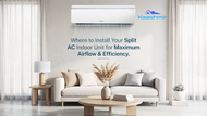 Where to Install Your Split AC Indoor Unit for Maximum Airflow & Efficiency