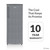 Single Door Refrigerator with 10 years Warranty