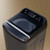 Mid black 12kg automatic washing machine with heater