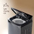 9kg capacity automatic washer in mid black