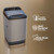 10kg fully automatic washing machine with in-built heater in inox grey