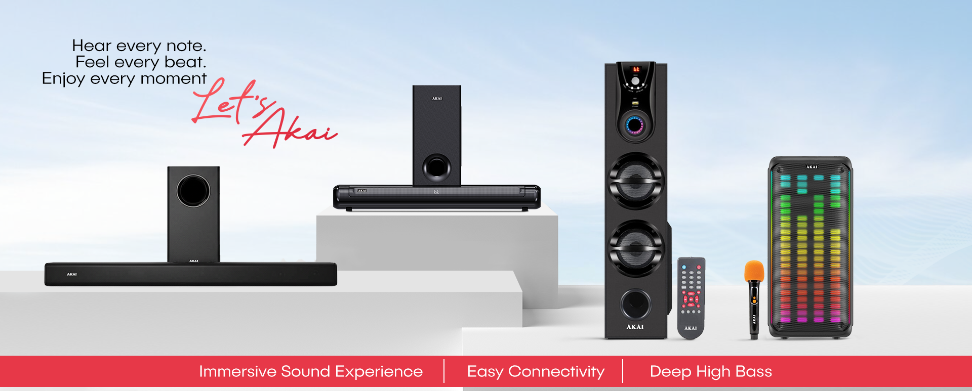 party speaker, tower speaker, soundbar