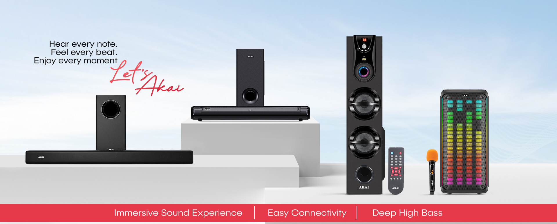 party speaker, tower speaker, soundbar