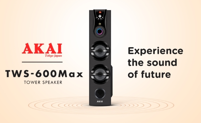 Akai HA-TS50 Single Tower Speaker
