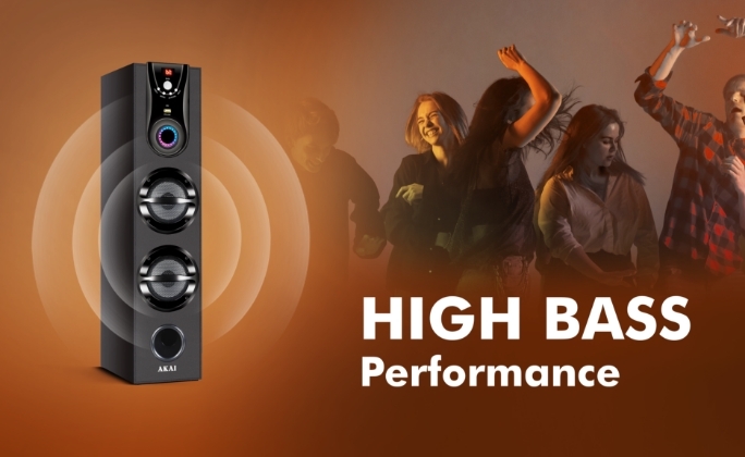 Akai HA-TS50 Single Tower Speaker