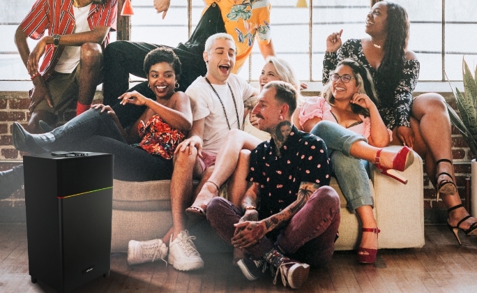 Akai Bluetooth Party Speaker with Wireless Mic UltraBoom-80