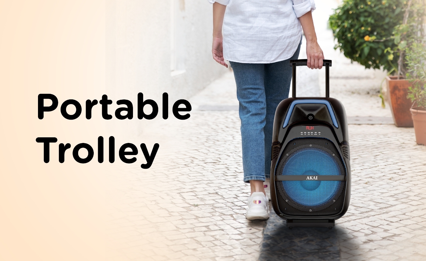 Akai PM-100P Wireless Party Speaker 100W