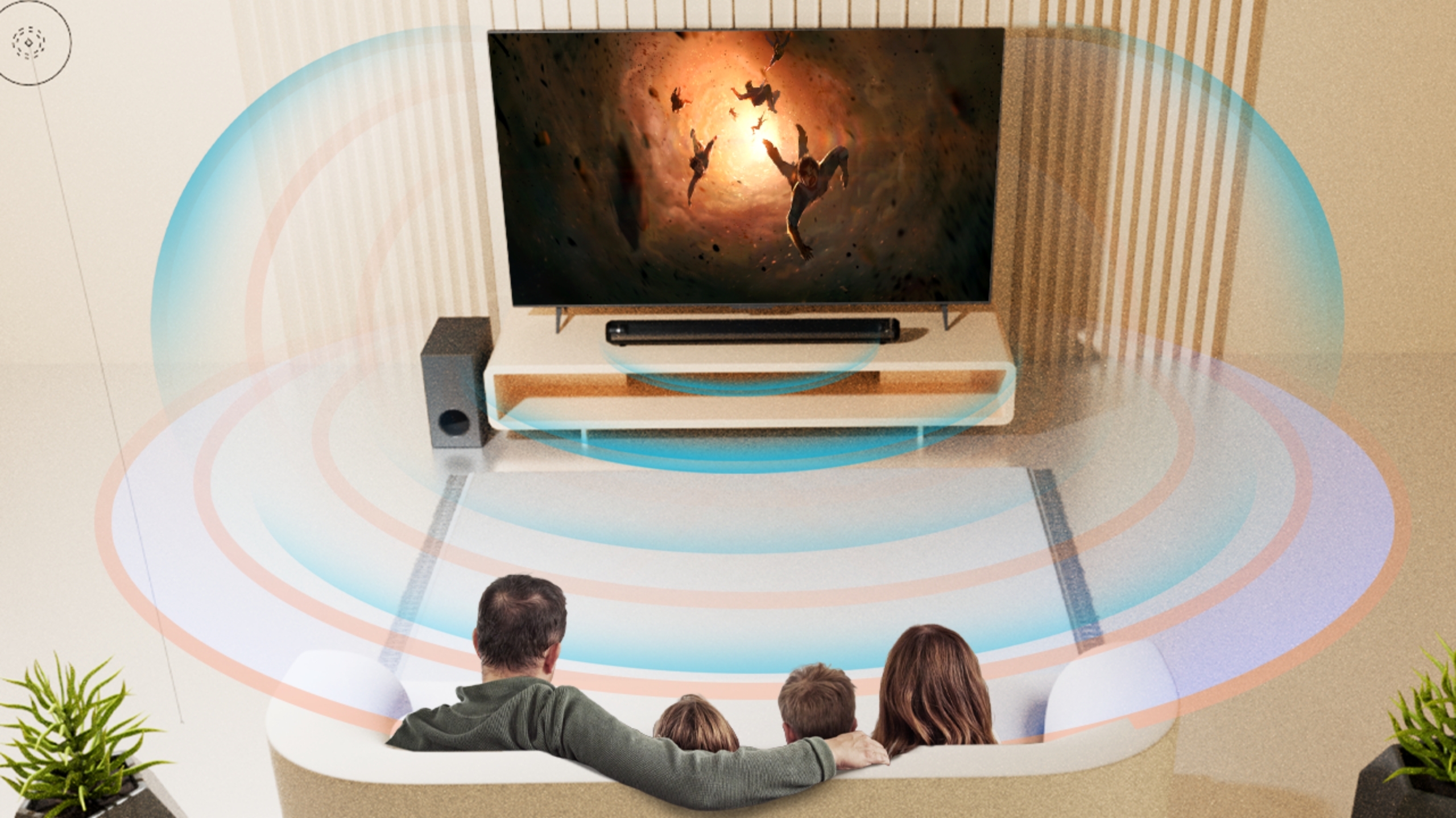 2.1 Channel Soundbar Speaker with Wired Subwoofer SigmaX-140