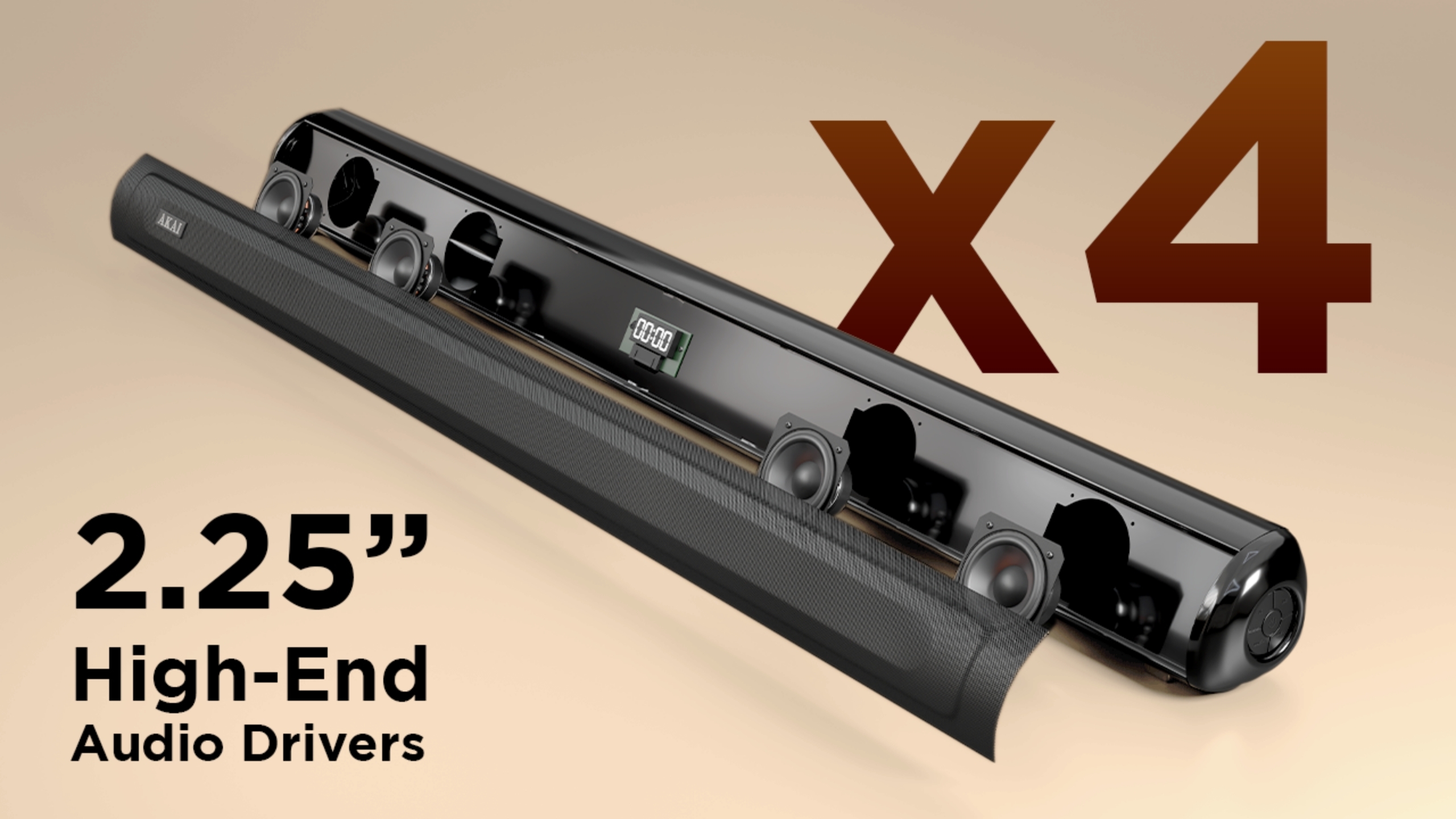 2.1 Channel Soundbar Speaker with Wired Subwoofer SigmaX-140