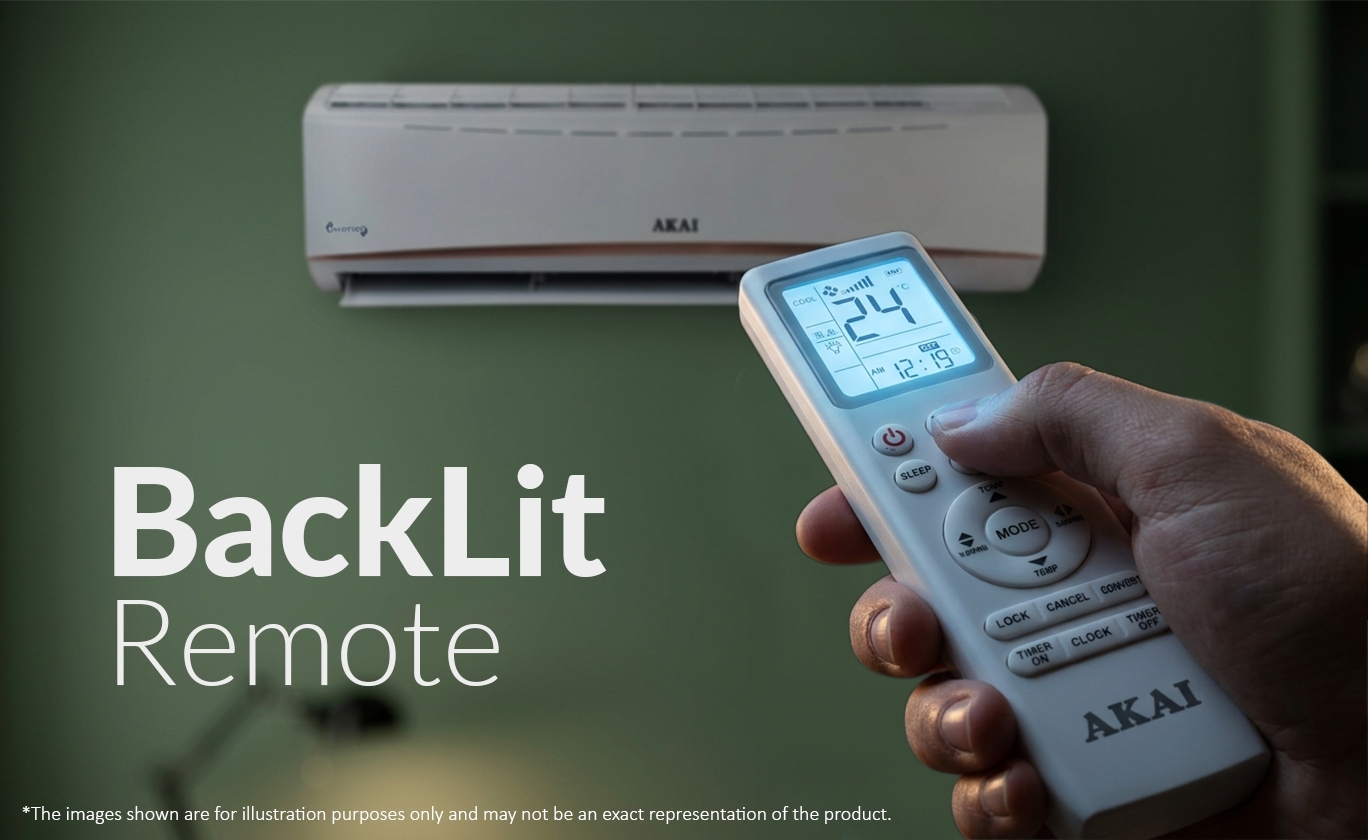 Akai 1.5 Ton 3 Star Inverter Blue Strip AC