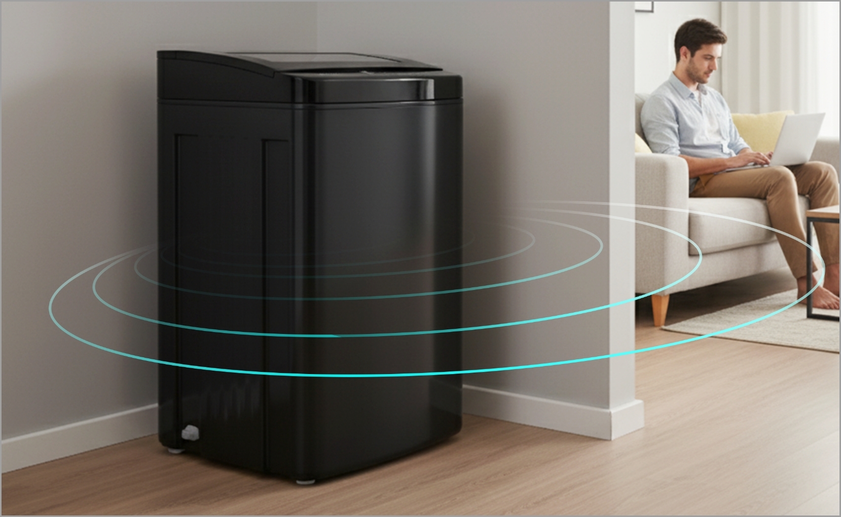 Akai 8 KG Fully Automatic Top Load Washing Machine (Dark Grey)