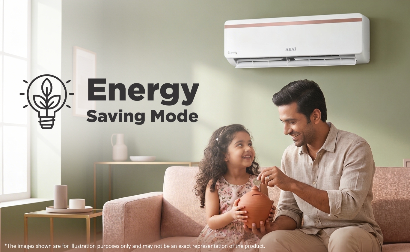 Akai 1.5 Ton 3 Star Inverter Blue Strip AC