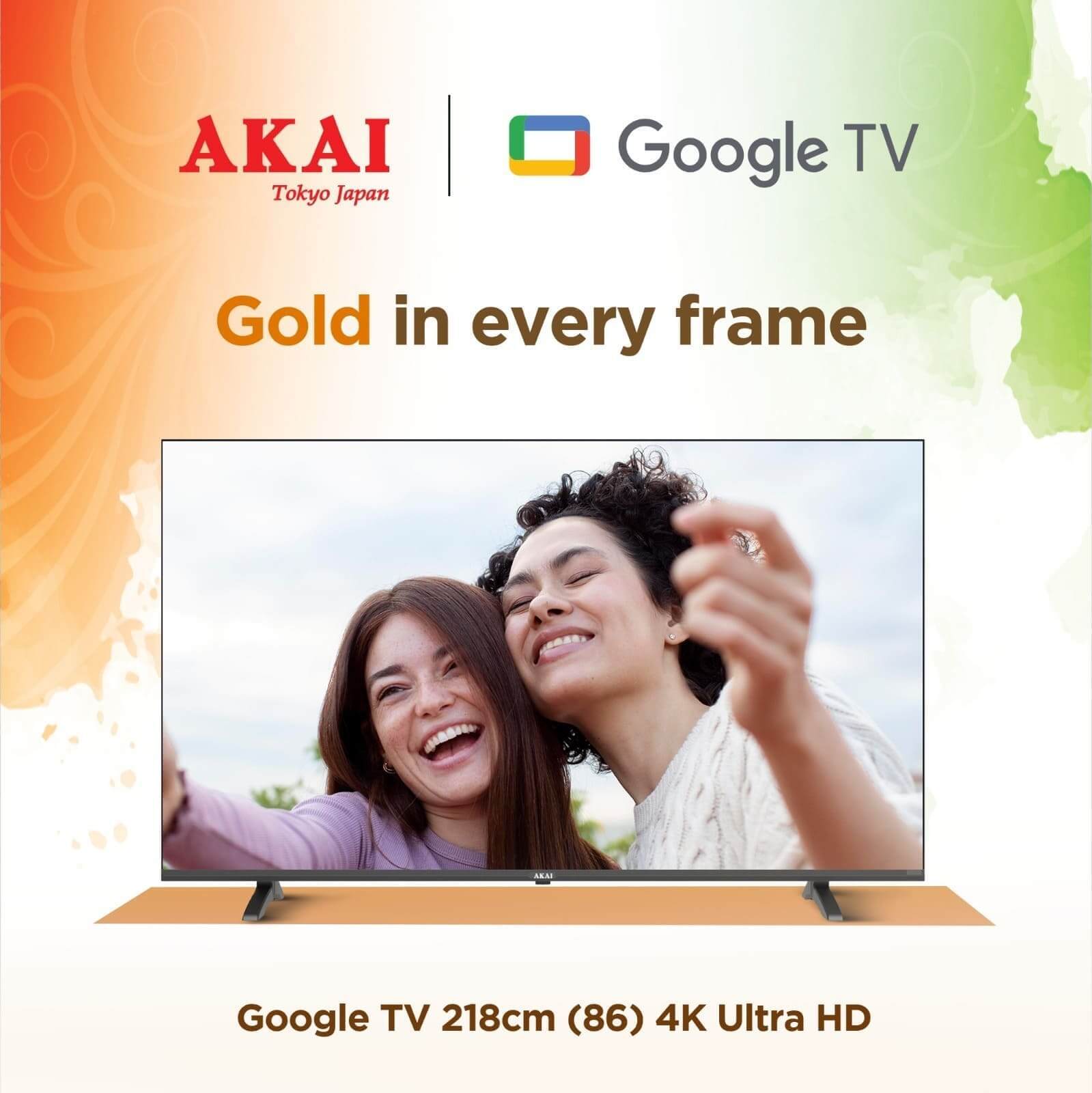 Feature-Image  Akai Google TV 218cm (86) 4K Ultra HD