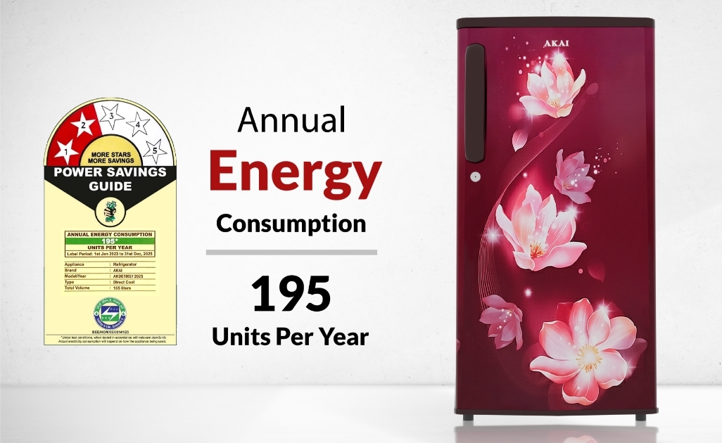 Akai 1.5 Ton 3 Star Inverter Blue Strip AC