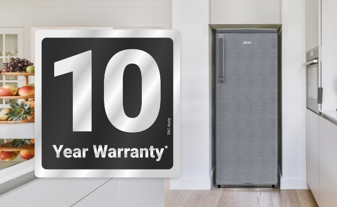 Akai 230L Single Door Refrigerator AKDD2503-PHLG | AKAI India