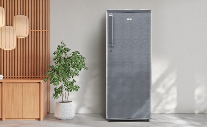Akai 230L Single Door Refrigerator AKDD2503-PHLG | AKAI India