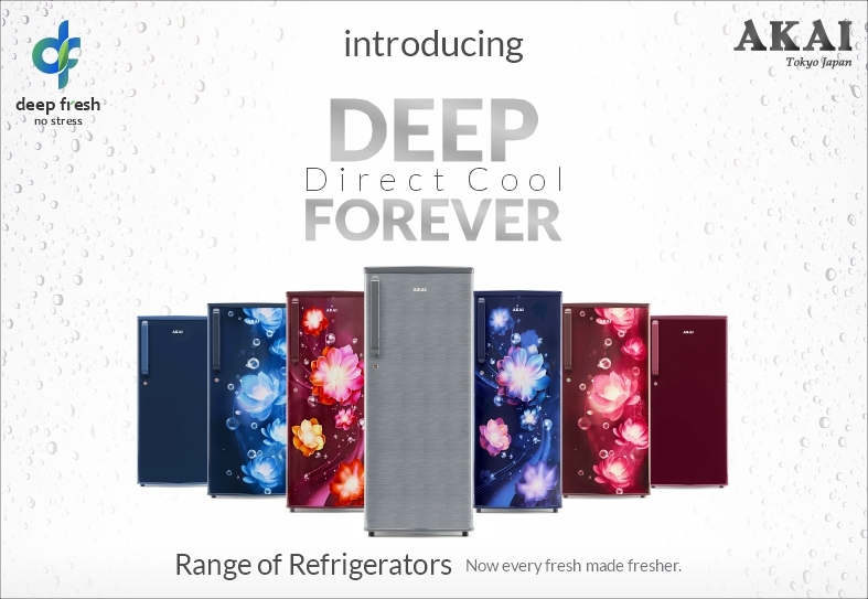 range of refrigerators