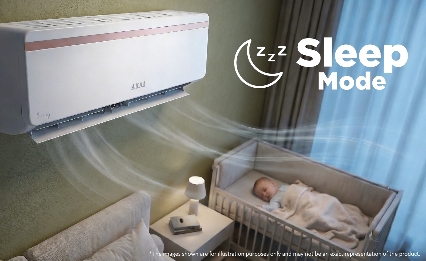 Akai 1.5 Ton 3 Star Inverter Blue Strip AC