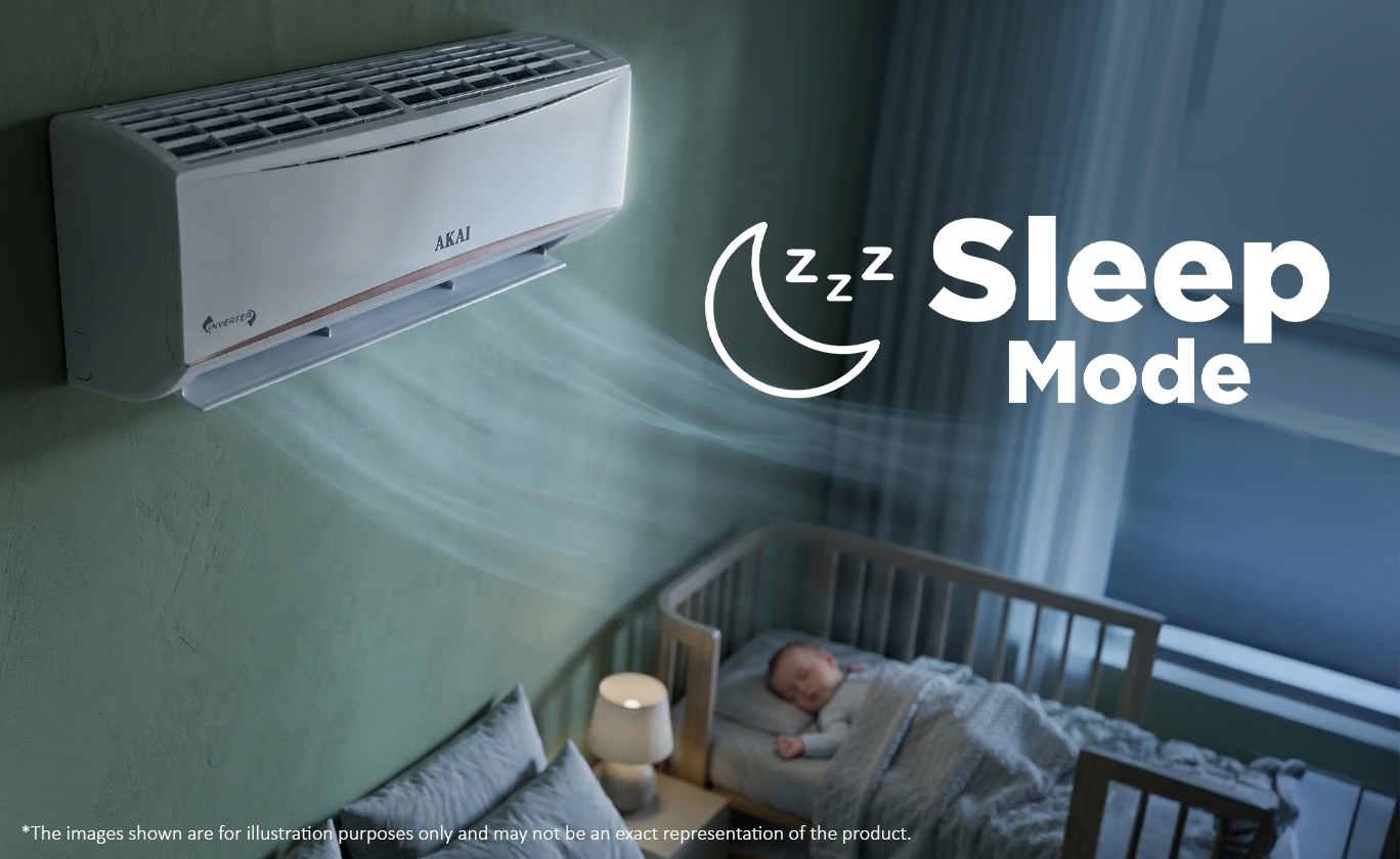 Akai 1.5 Ton 3 Star Inverter Blue Strip AC
