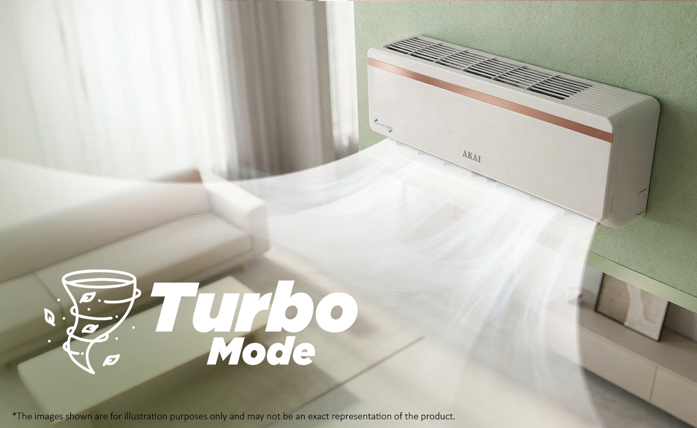 Akai 1.5 Ton 3 Star Inverter Blue Strip AC