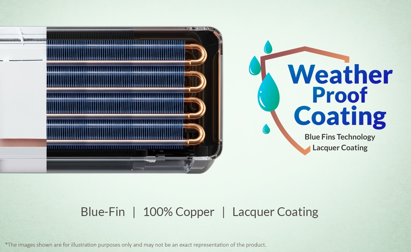 Akai 1.5 Ton 3 Star Inverter Blue Strip AC