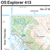OS Map of Knoydart, Loch Hourn & Loch Duich