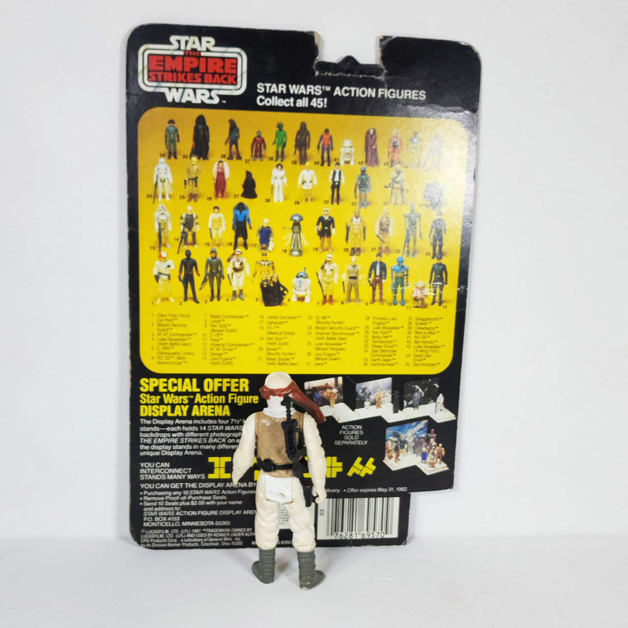 Vintage Kenner Star Wars Luke Skywalker Hoth Battle Gear Figure