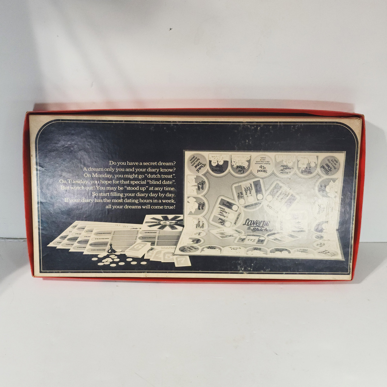 Vintage 1977 Laverne and Shirley Board Game Parker Brothers 166