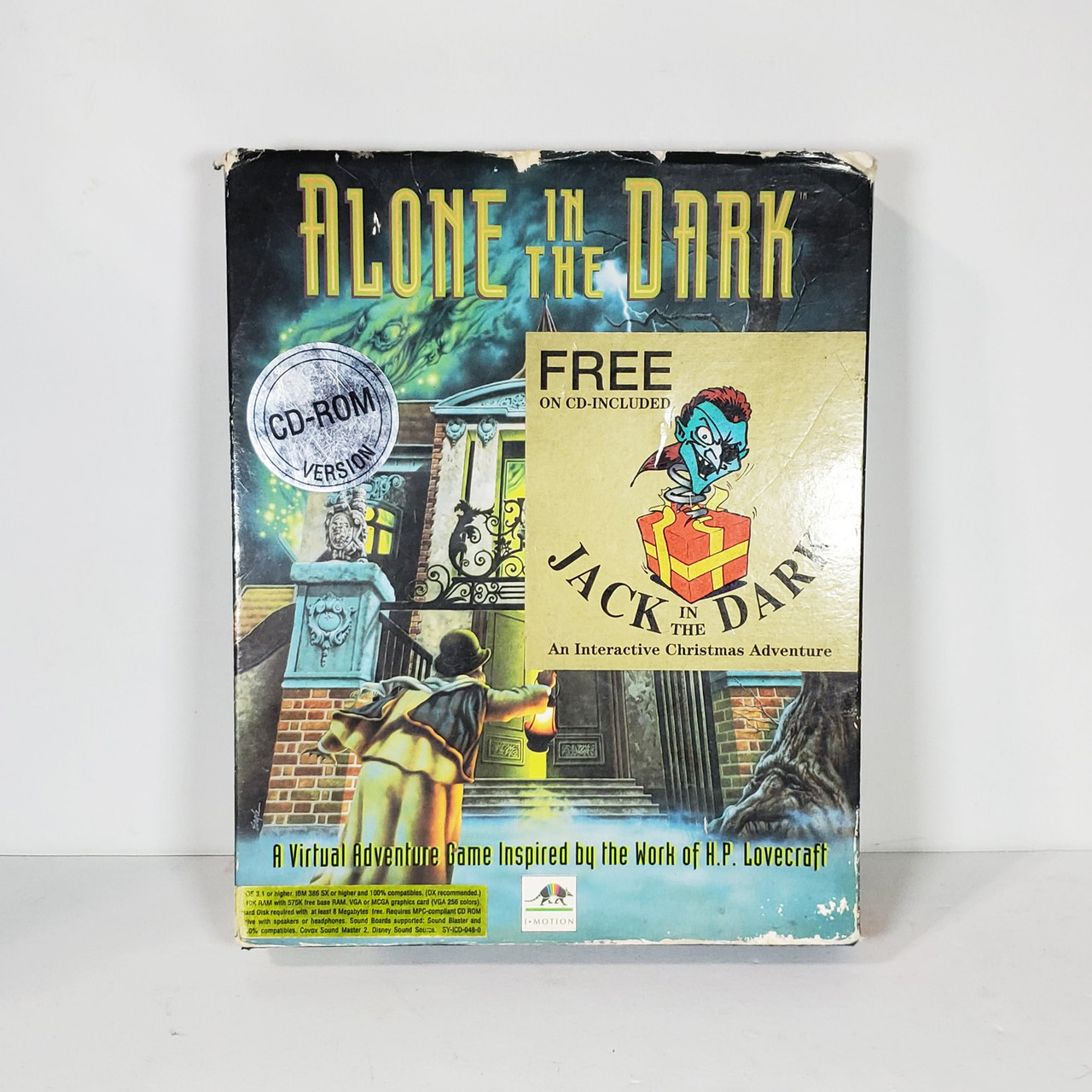 Vintage 1993 Alone in the Dark 1 PC Game (CD-ROM)