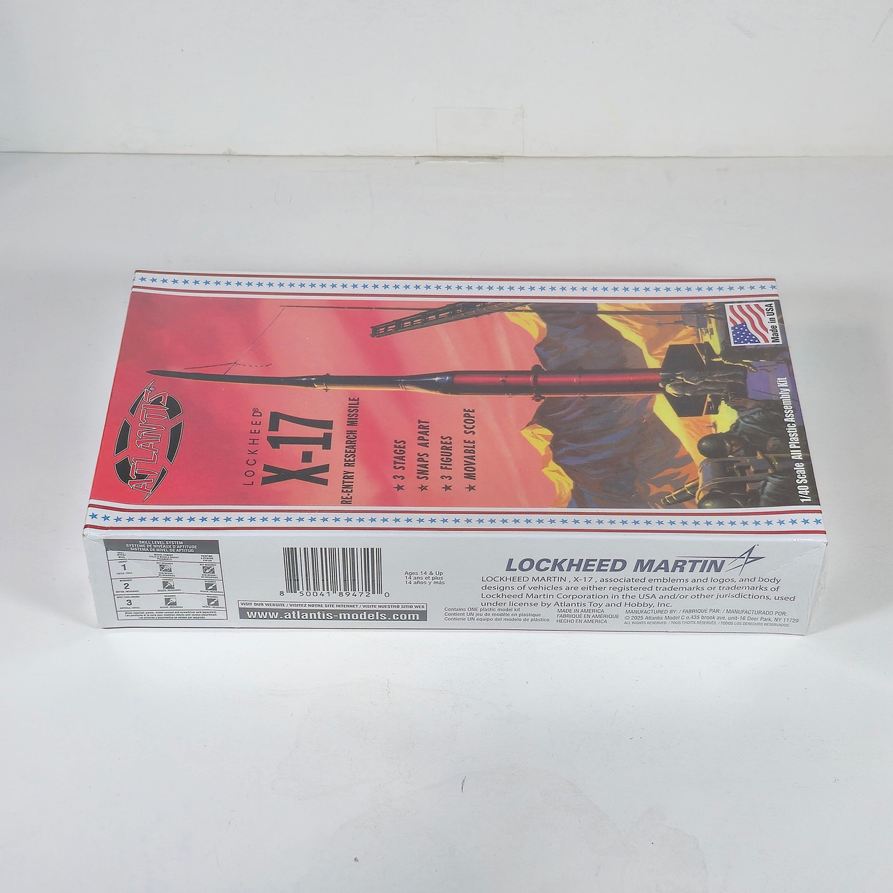 Lockheed X 17 Kit Atlantis 1:40 Scale Lockheed X-17 Re-Entry Research Missile Plastic ...