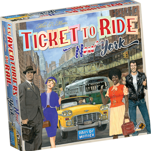 Ticket to Ride New York Board Game Days of Wonder Asmodee DO7260