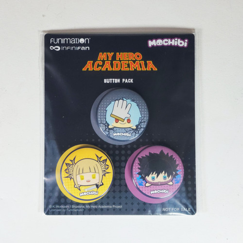 Infinifan My Hero Academia Mochibi Button Pack 3-Pin Set