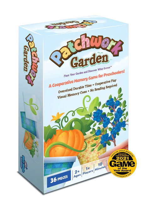 Patchwork Garden Preschool Memory Game Blue Ninja Studios 30730
