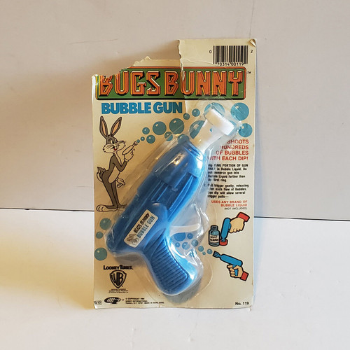 Vintage 1984 Gordy International Bugs Bunny Bubble Gun Warner Bros Looney Tunes Toy