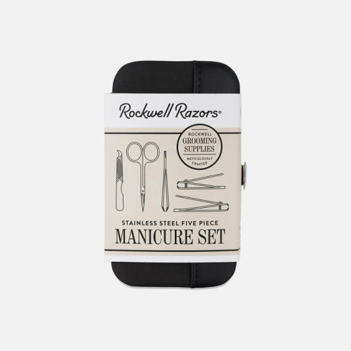 Rockwell Razors Stainless Steel 5-Piece Manicure Set