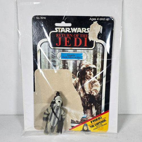 Vintage 1984 Kenner Star Wars Return of the Jedi Logray Action Figure 70710