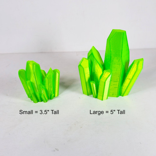 Kryptonite Crystal 3D Printed Statue