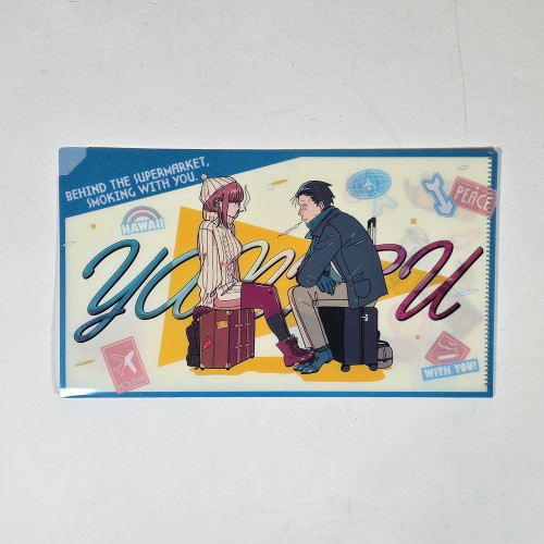 Square-Enix Manga Behind The Supermarket Smoking With You Acrylic Ticket Holder (Front)