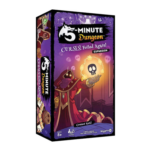 Outset Media 5-Minute Dungeon Card & Dice Game Curses! Foiled Again! Expansion (Main Photo)