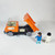 Vintage Playmobil System Geobra #009 Orange Dump Truck
