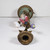 Mark Roberts French Style Porcelain and Bronze Bird & Flowers Candlestick Holders (Top)