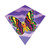 MiniDiamond 18" Butterfly Nylon Kite Wind-N-Sun w/ Line Winder & Handle (WS70252)