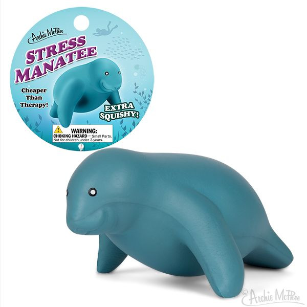 Squishy Manatee Stress Toy Archie McPhee 12809