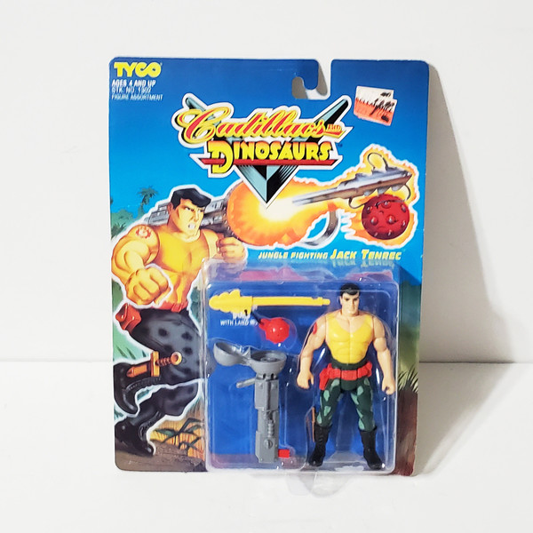 Vintage 1993 Cadillacs & Dinosaurs Jack Tenrec Figure Tyco 1302-4