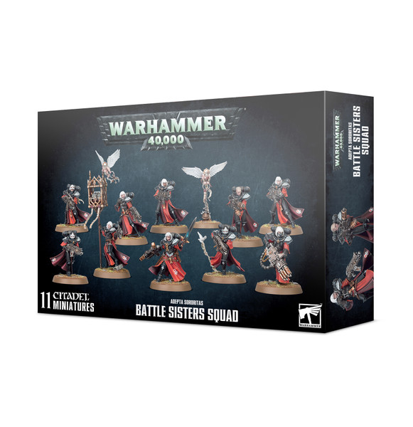 Warhammer 40,000 40K Adepta Sororitas Battle Sisters Squad Citadel Miniatures Games Workshop 52-20