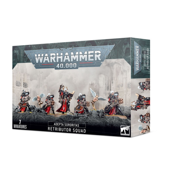 Warhammer 40,000 Adepta Sororitas Retributor Squad Citadel Miniatures Games Workshop 52-25