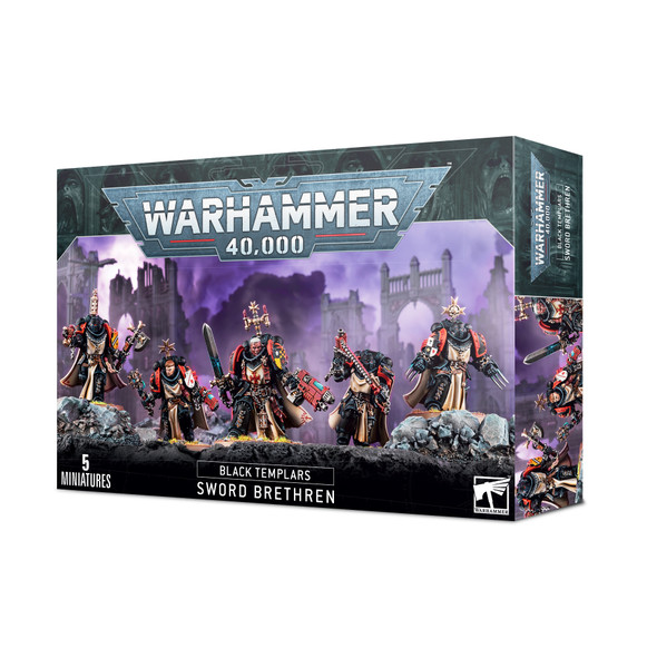 Warhammer 40K Black Templars Sword Brethren Citadel Miniatures Games Workshop GW55-43