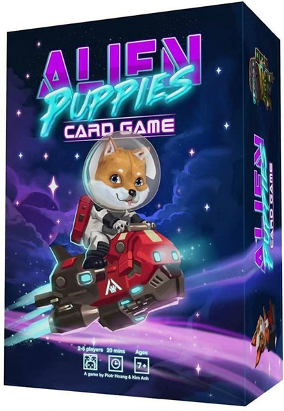 Spacetopia Games Alien Puppies Card Game GMG974306